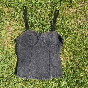 Denim Corset